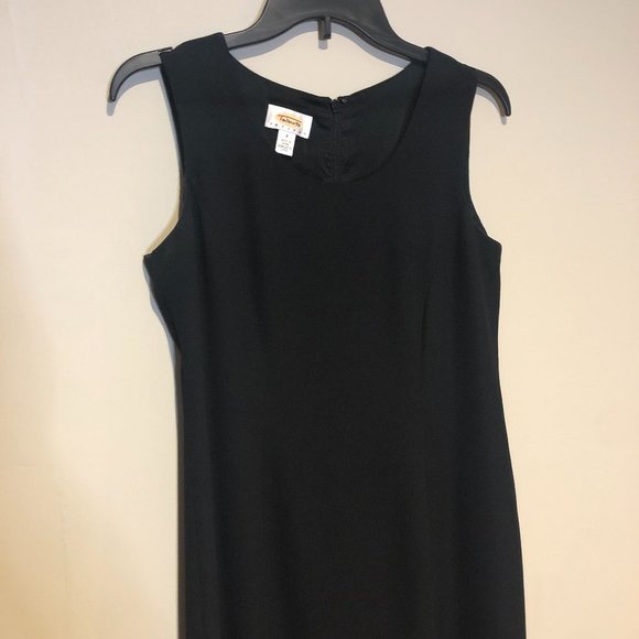 Talbots black sleeveless business midi dress - Picture 2 of 6